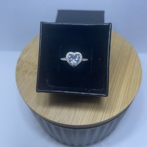 ✨Sophia Clear Cubic Zirconia Heart Ring 925 Sterling Silver Various Size